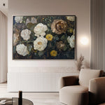 Floral Canvas Wall Art WAD1109-F 90 x 60 cm / Stretched on hidden frame