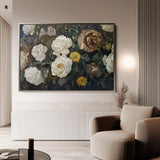 Floral Canvas Wall Art WAD1109-F 90 x 60 cm / Stretched on hidden frame