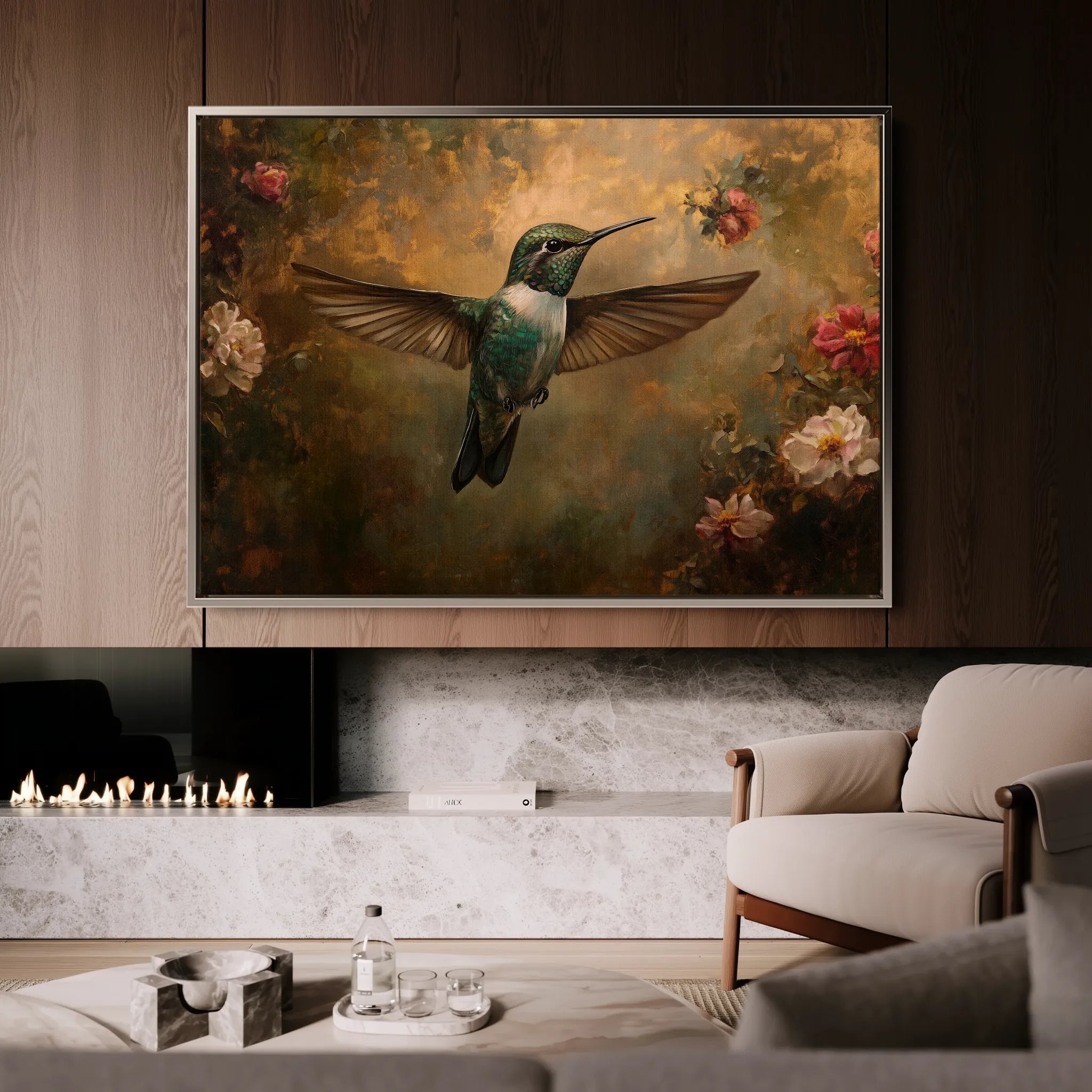 Animals Canvas Wall Art WAD111-AN 90 x 60 cm / Stretched on hidden frame