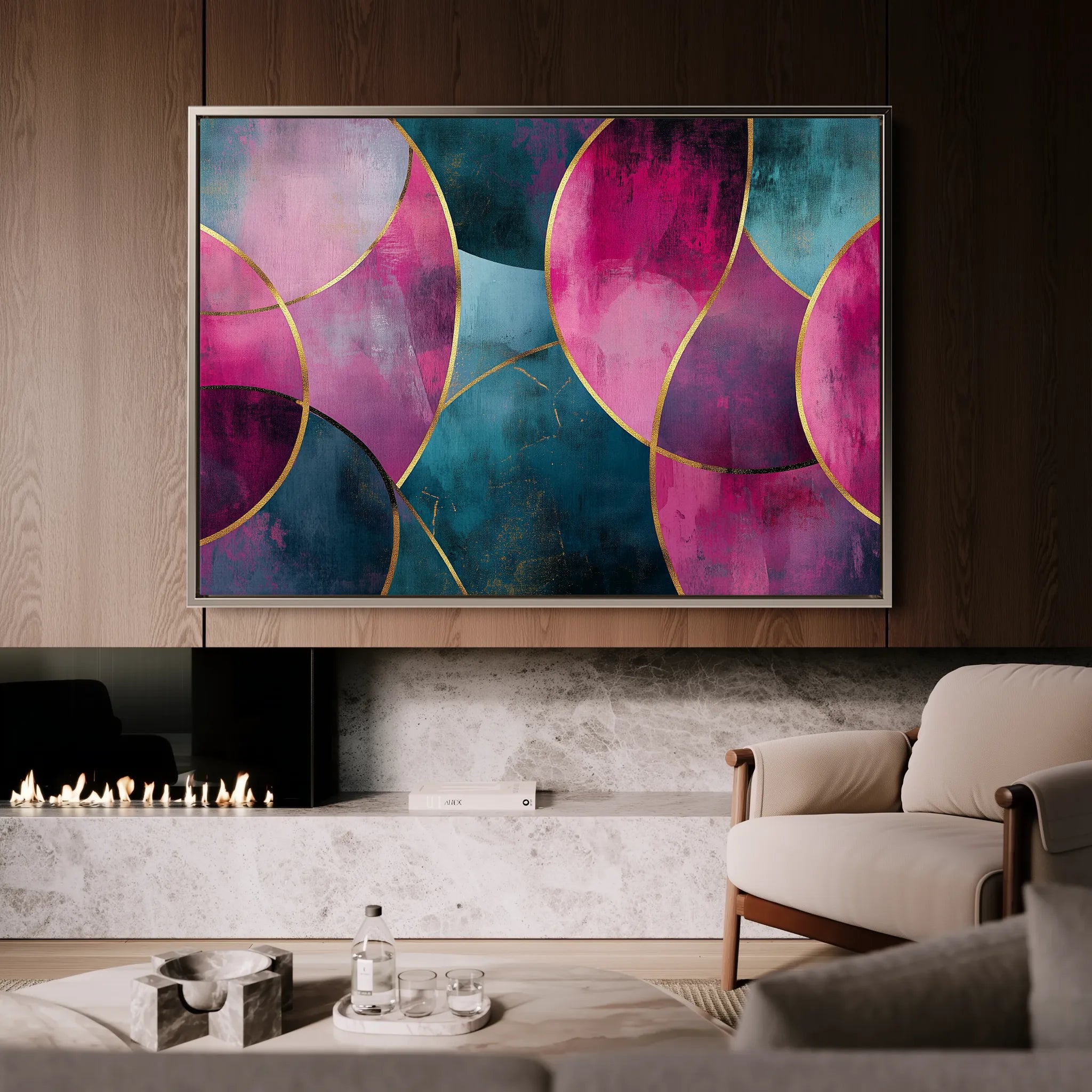 Boho Canvas Wall Art WAD111-BH 90 x 60 cm / Stretched on hidden frame