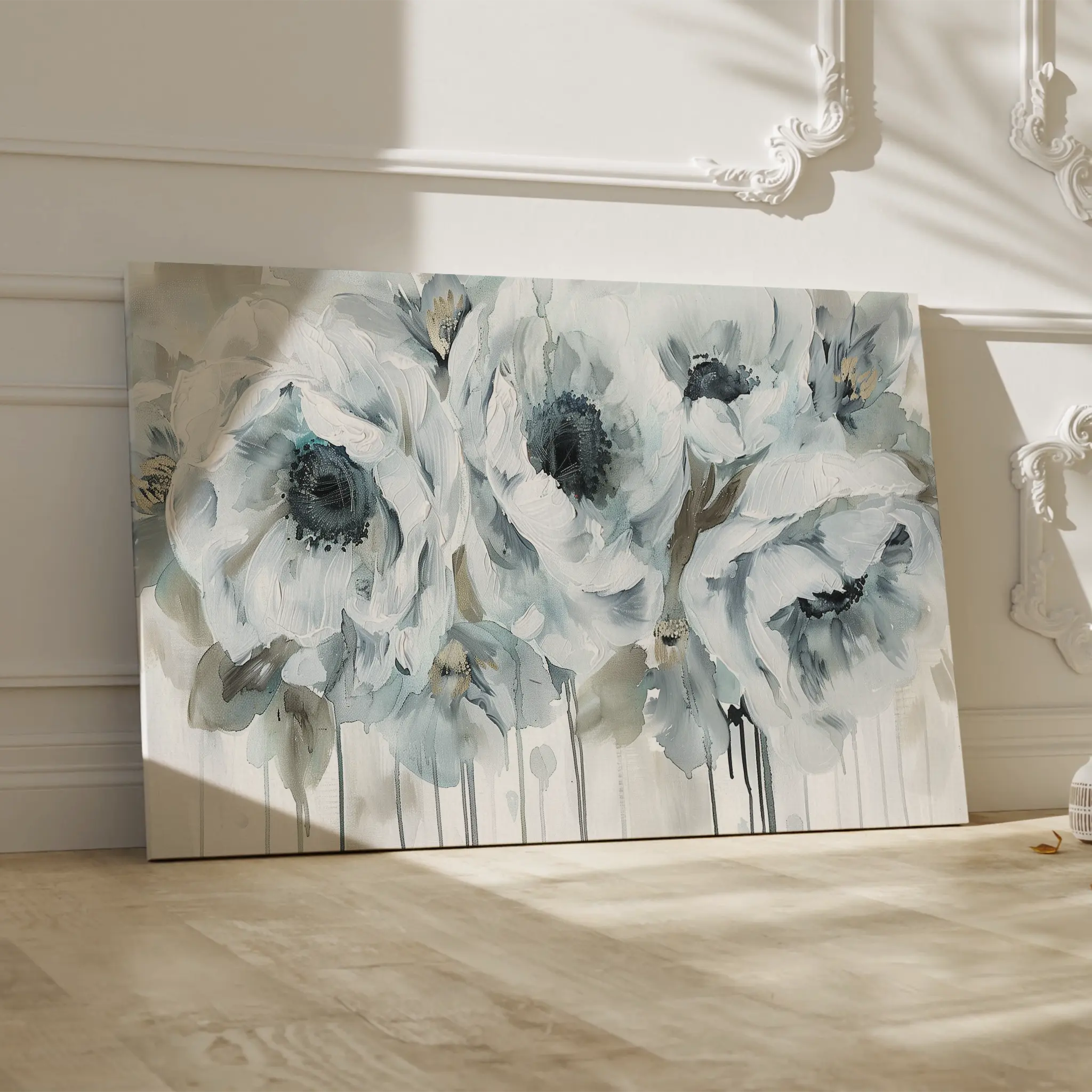 Floral Canvas Wall Art WAD111-F 90 x 60 cm / Stretched on hidden frame