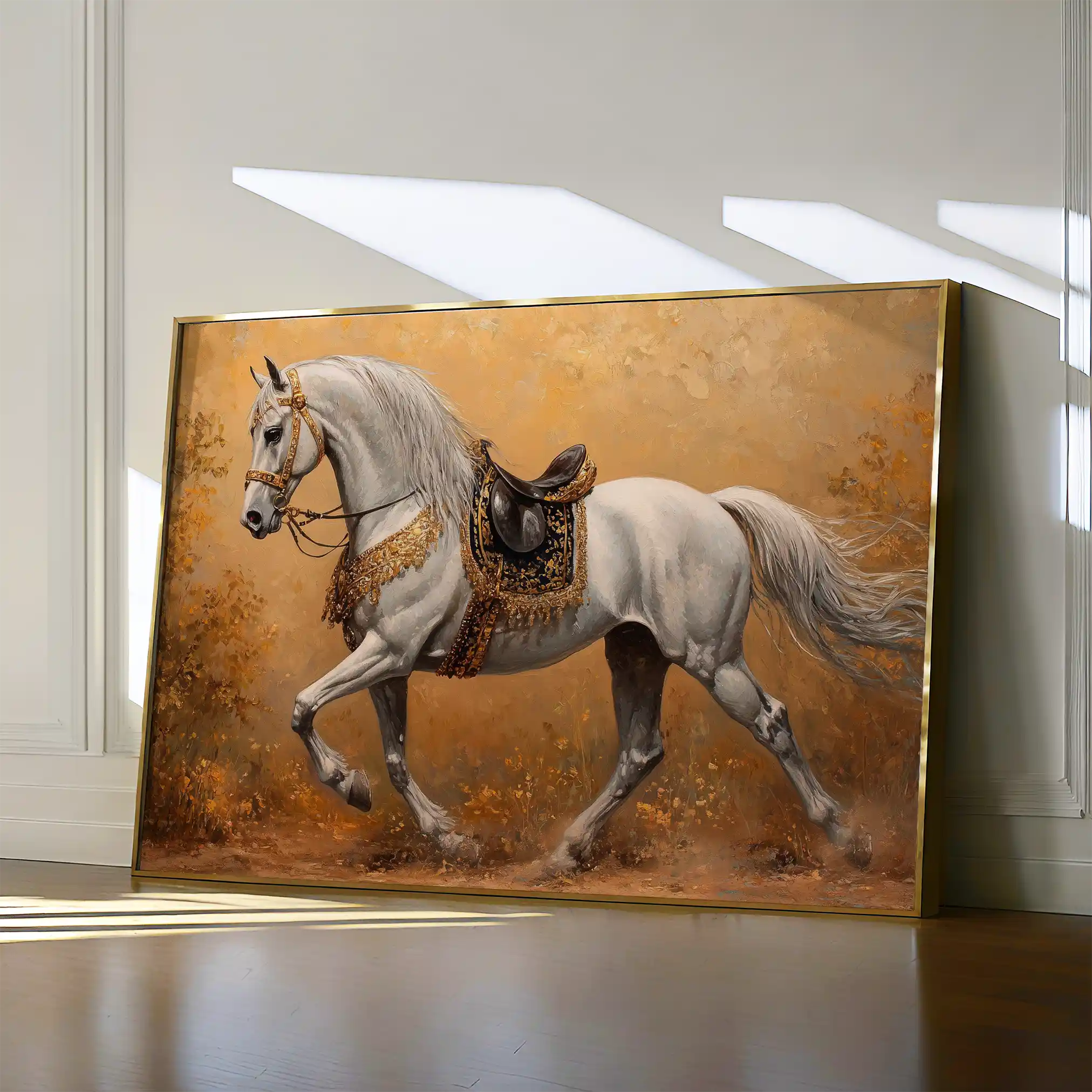 Horses Canvas Wall Art WAD111-H 90 x 60 cm / Stretched on hidden frame