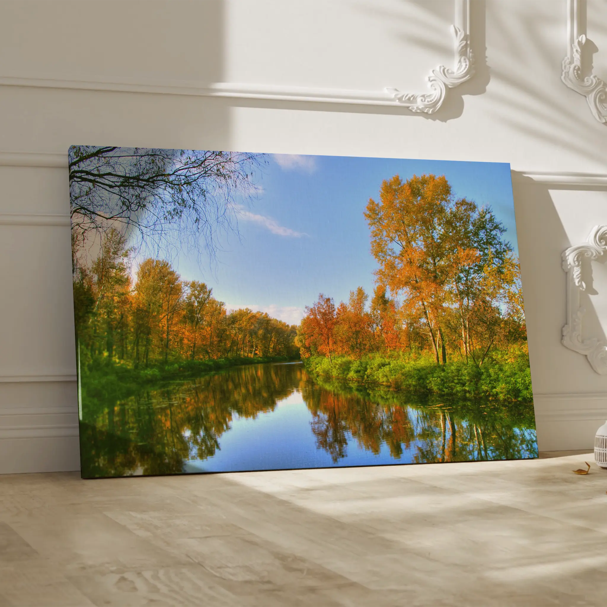 Landscape Canvas Wall Art WAD111-L 90 x 60 cm / Stretched on hidden frame