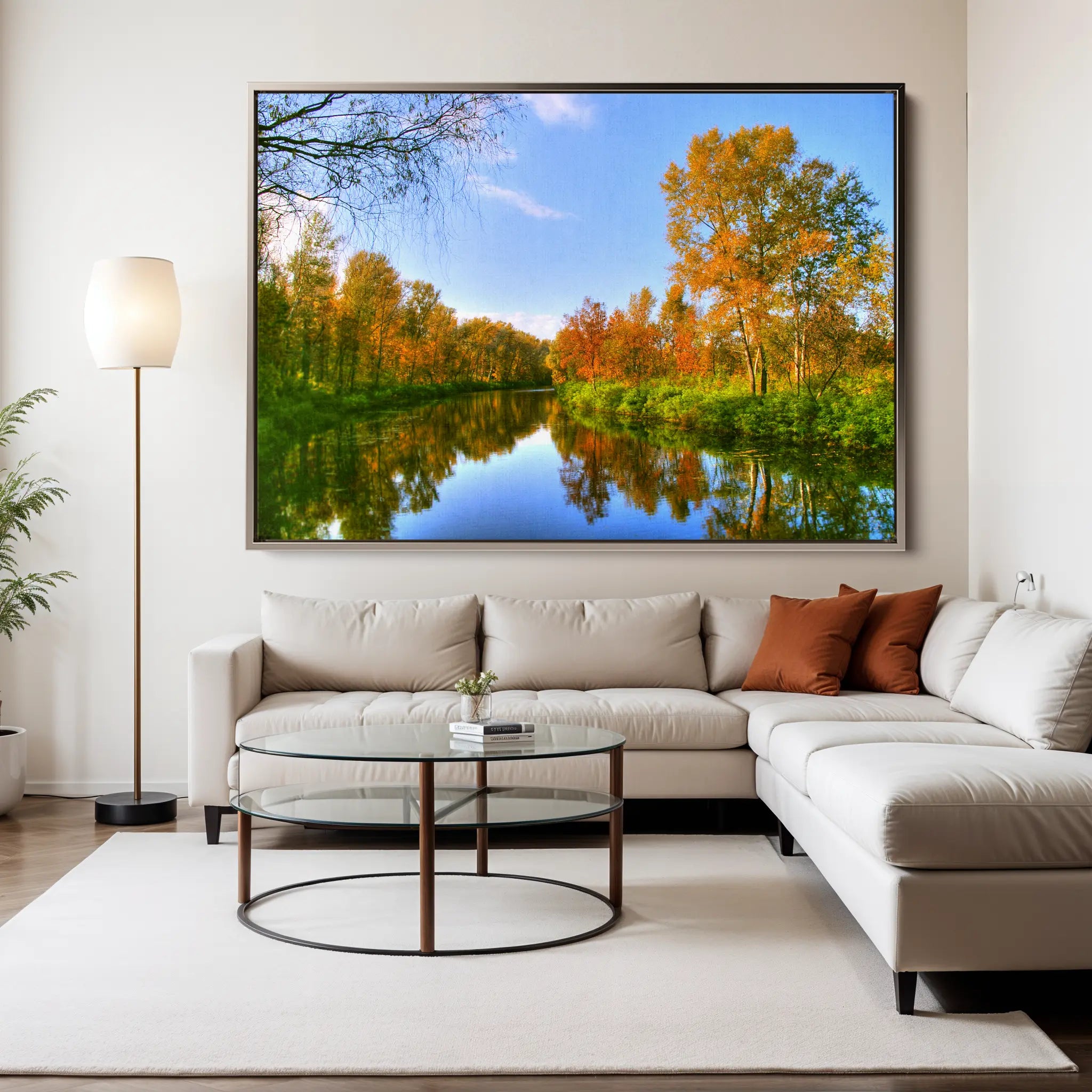 Landscape Canvas Wall Art WAD111-L 90 x 60 cm / Stretched on hidden frame