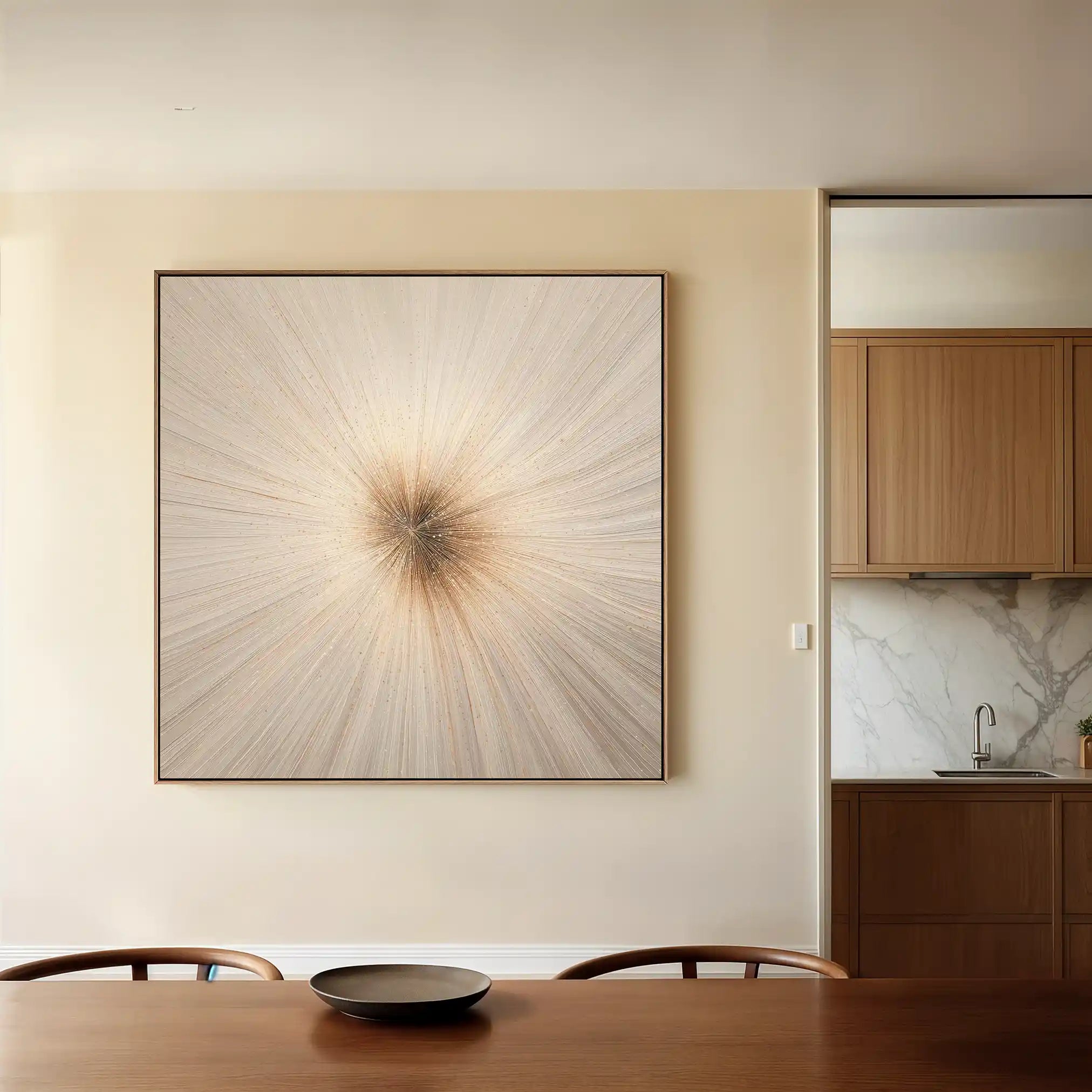 Abstract 1110 Canvas Art 60 x 60 cm / Stretched on hidden frame