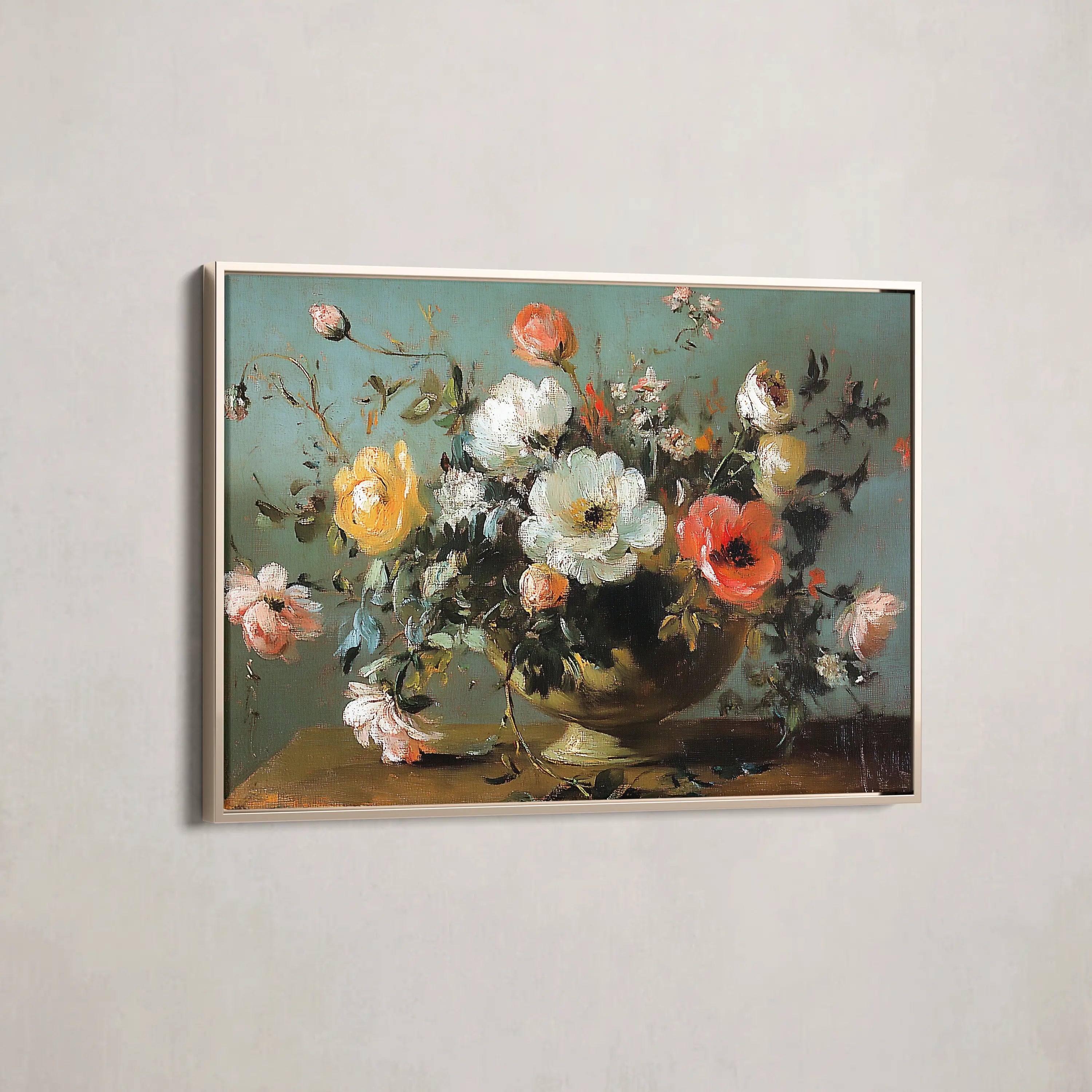 Floral Canvas Wall Art WAD1110-F 90 x 60 cm / Stretched on hidden frame