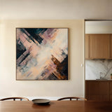 Abstract 1111 Canvas Art 60 x 60 cm / Stretched on hidden frame