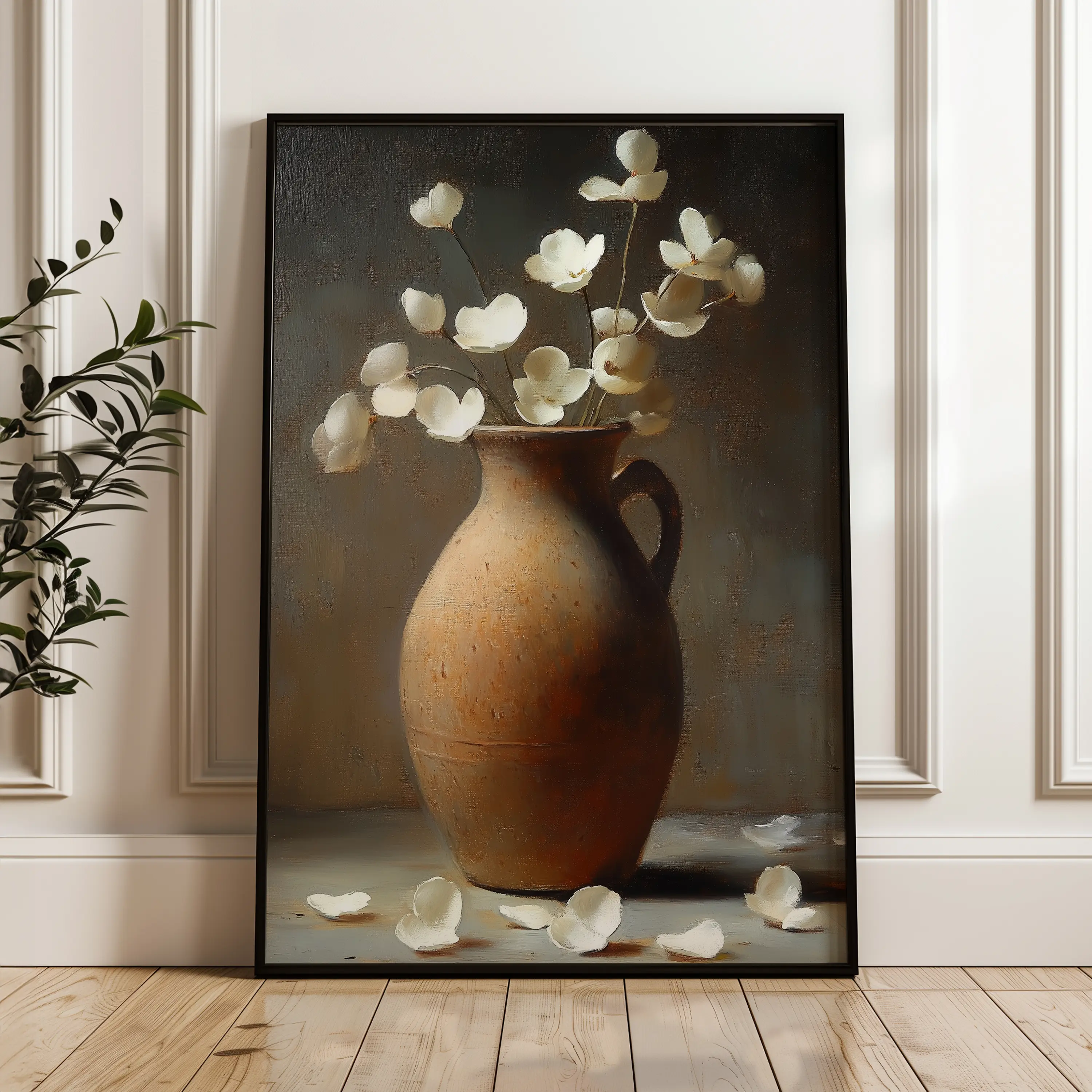 Floral Canvas Wall Art WAD1112-F 90 x 60 cm / Stretched on hidden frame