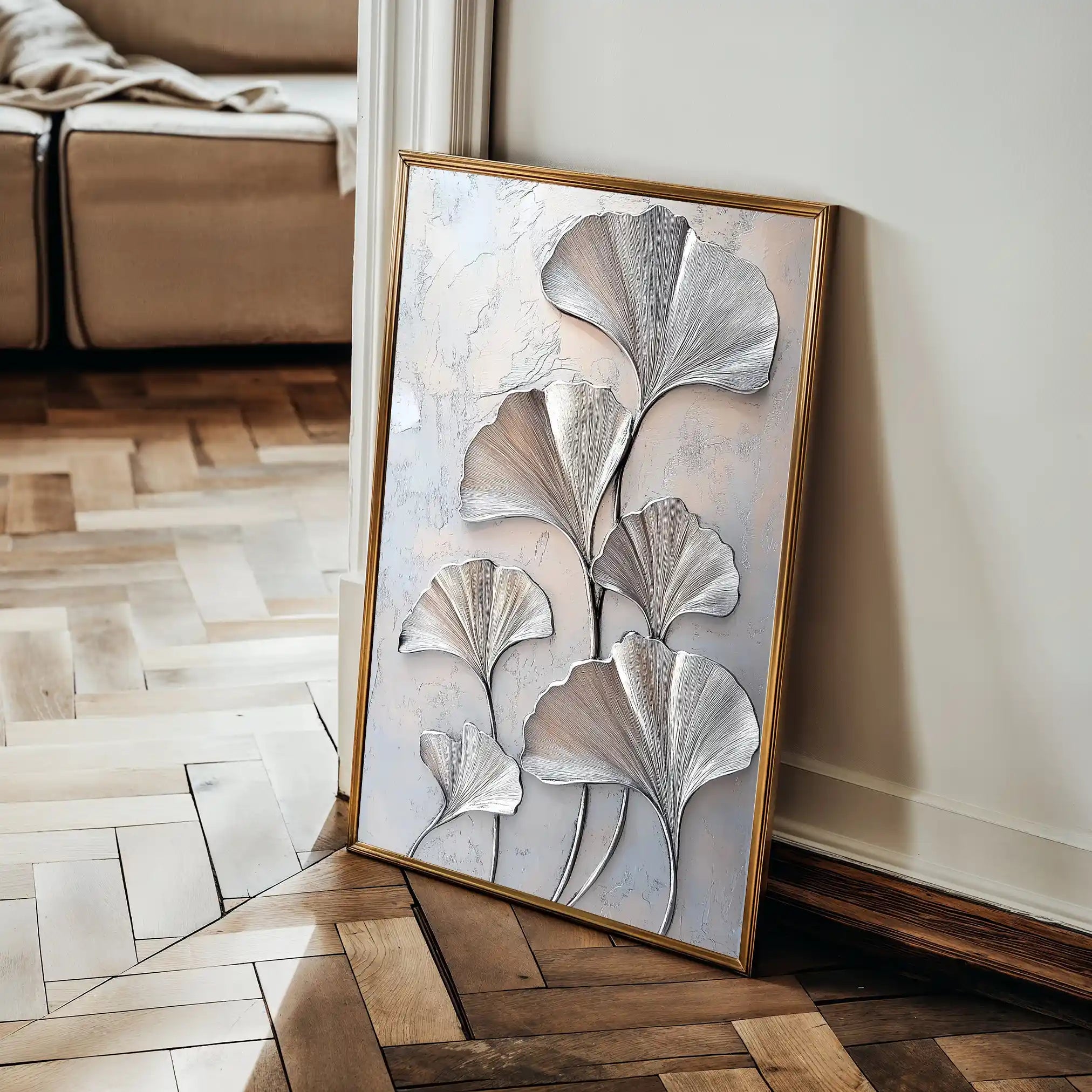 Floral Canvas Wall Art WAD1113-F 90 x 60 cm / Stretched on hidden frame
