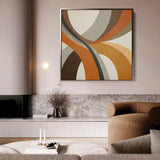 Abstract 1116 Canvas Art 60 x 60 cm / Stretched on hidden frame