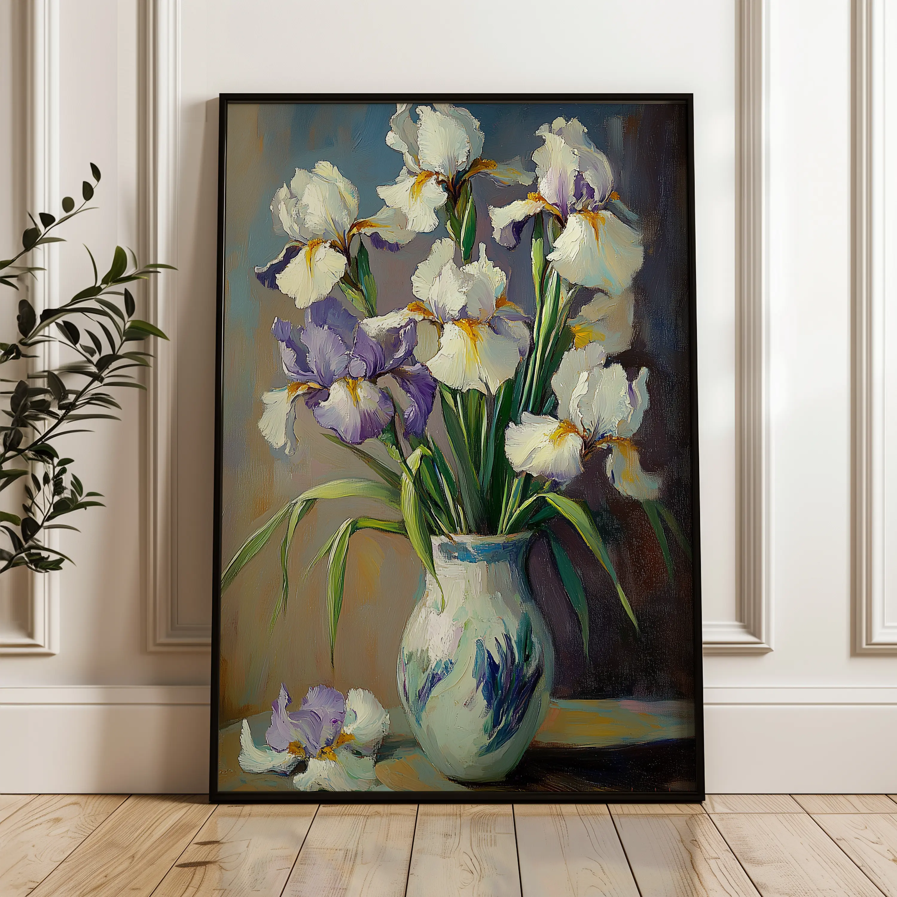 Floral Canvas Wall Art WAD1118-F 90 x 60 cm / Stretched on hidden frame