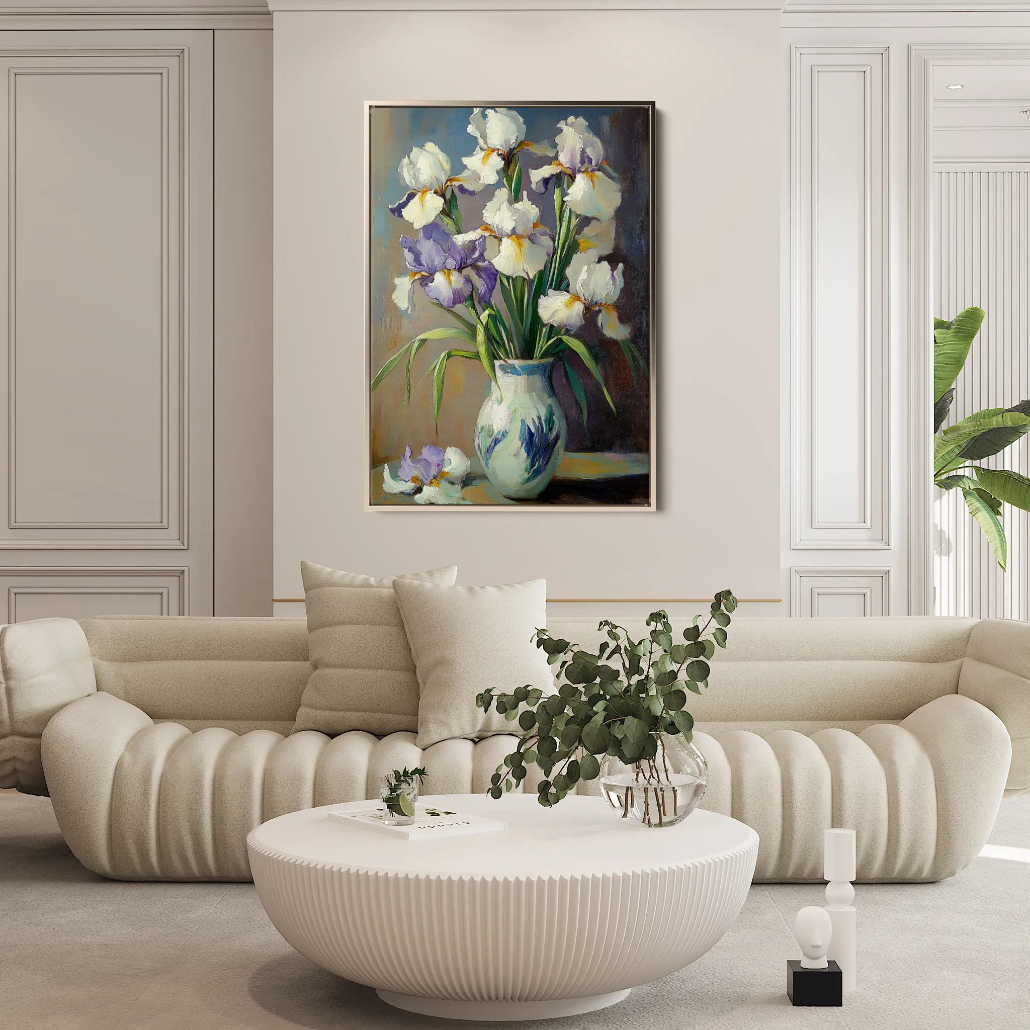 Floral Canvas Wall Art WAD1118-F 90 x 60 cm / Stretched on hidden frame