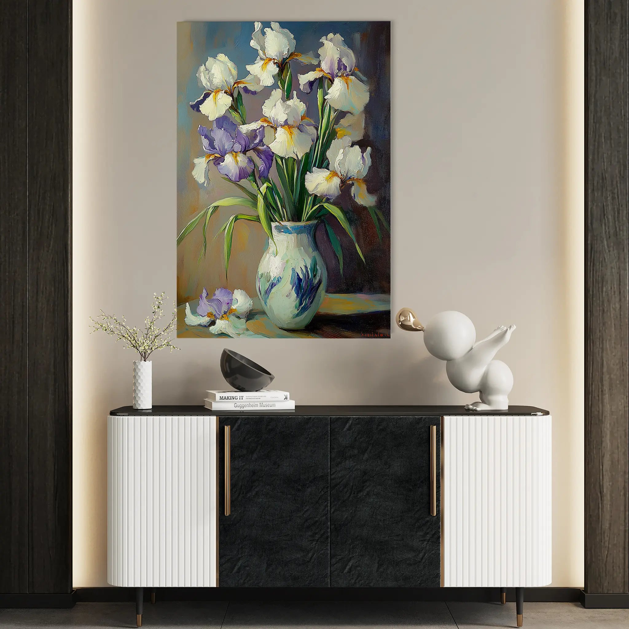 Floral Canvas Wall Art WAD1118-F 90 x 60 cm / Stretched on hidden frame