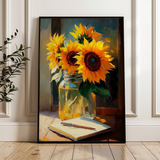 Floral Canvas Wall Art WAD1119-F 90 x 60 cm / Stretched on hidden frame