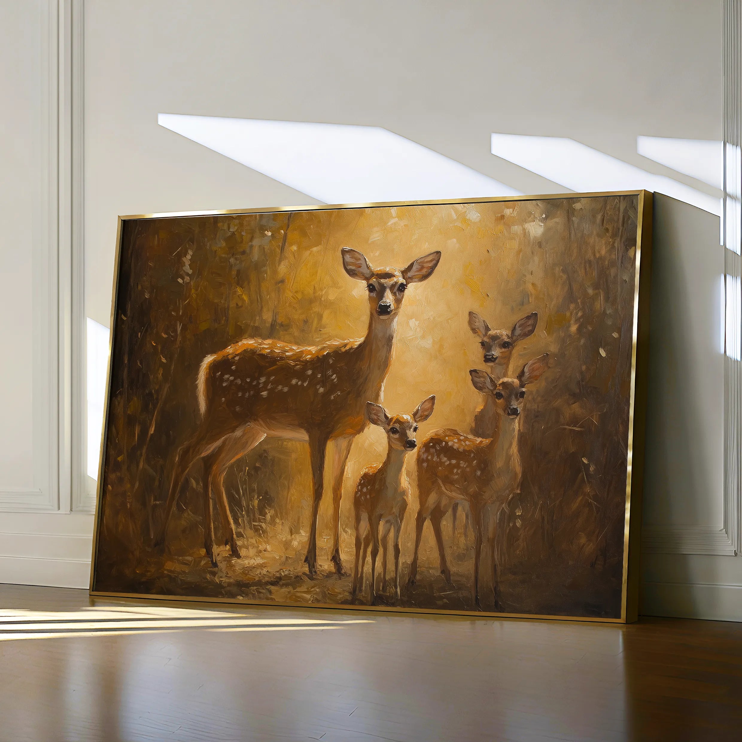 Animals Canvas Wall Art WAD112-AN 90 x 60 cm / Stretched on hidden frame