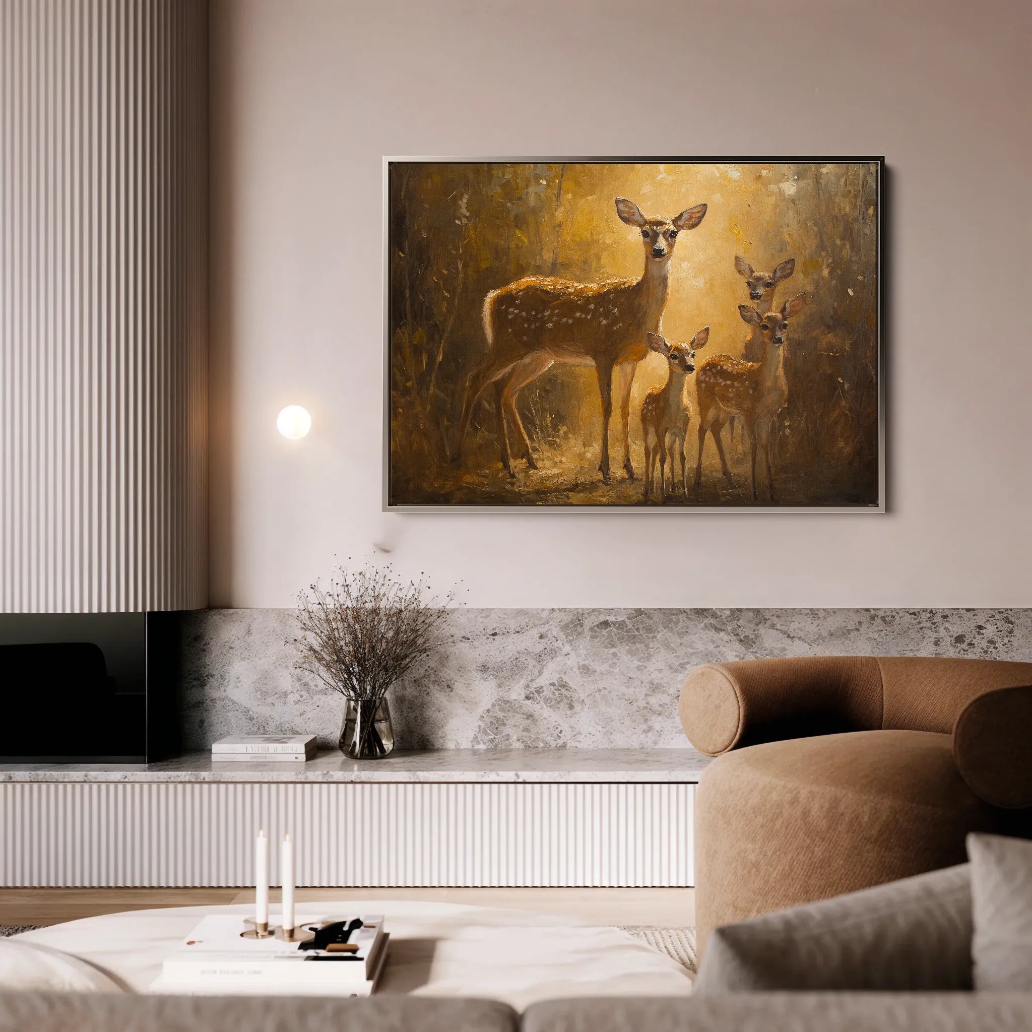Animals Canvas Wall Art WAD112-AN 90 x 60 cm / Stretched on hidden frame
