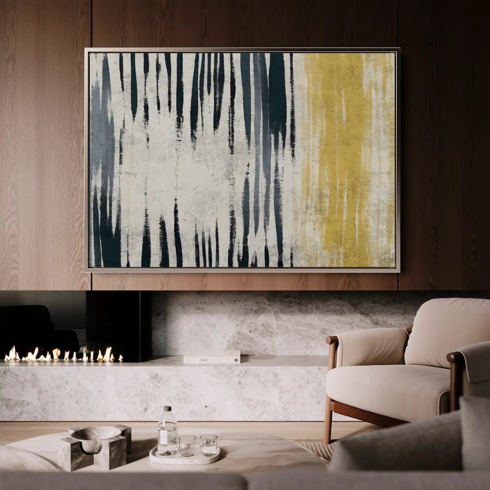 Abstract 112 Canvas Art 60 x 40 cm / Stretched on hidden frame