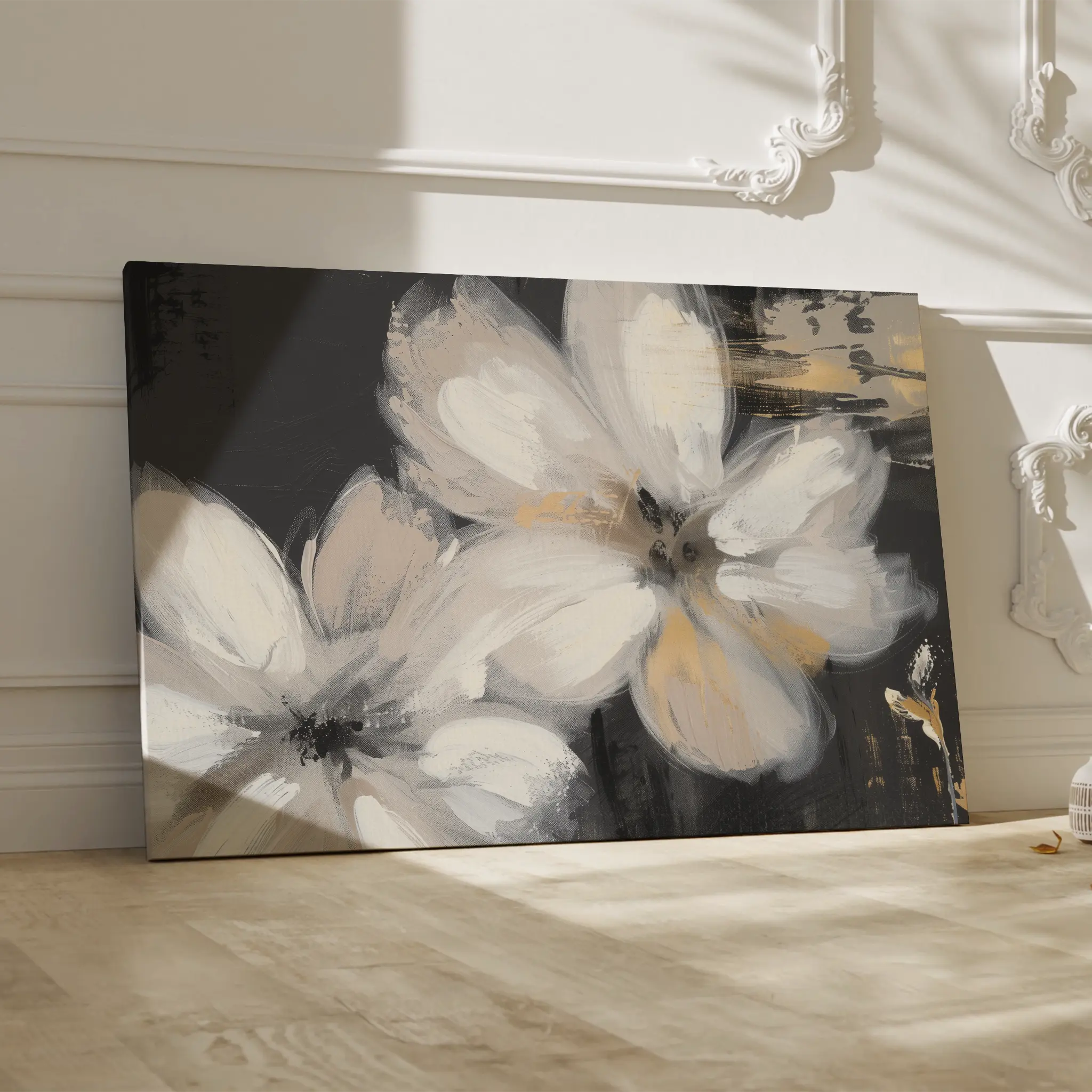 Floral Canvas Wall Art WAD112-F 90 x 60 cm / Stretched on hidden frame