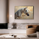 Horses 112 Canvas Art 90 x 60 cm / Stretched on hidden frame