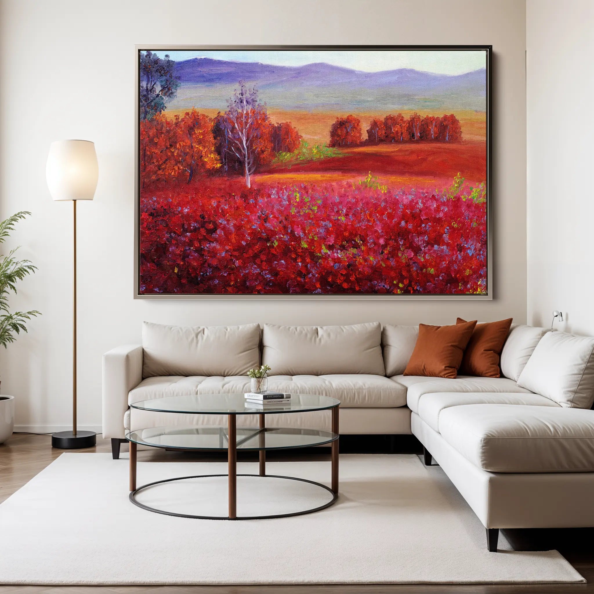 Landscape Canvas Wall Art WAD112-L 90 x 60 cm / Stretched on hidden frame