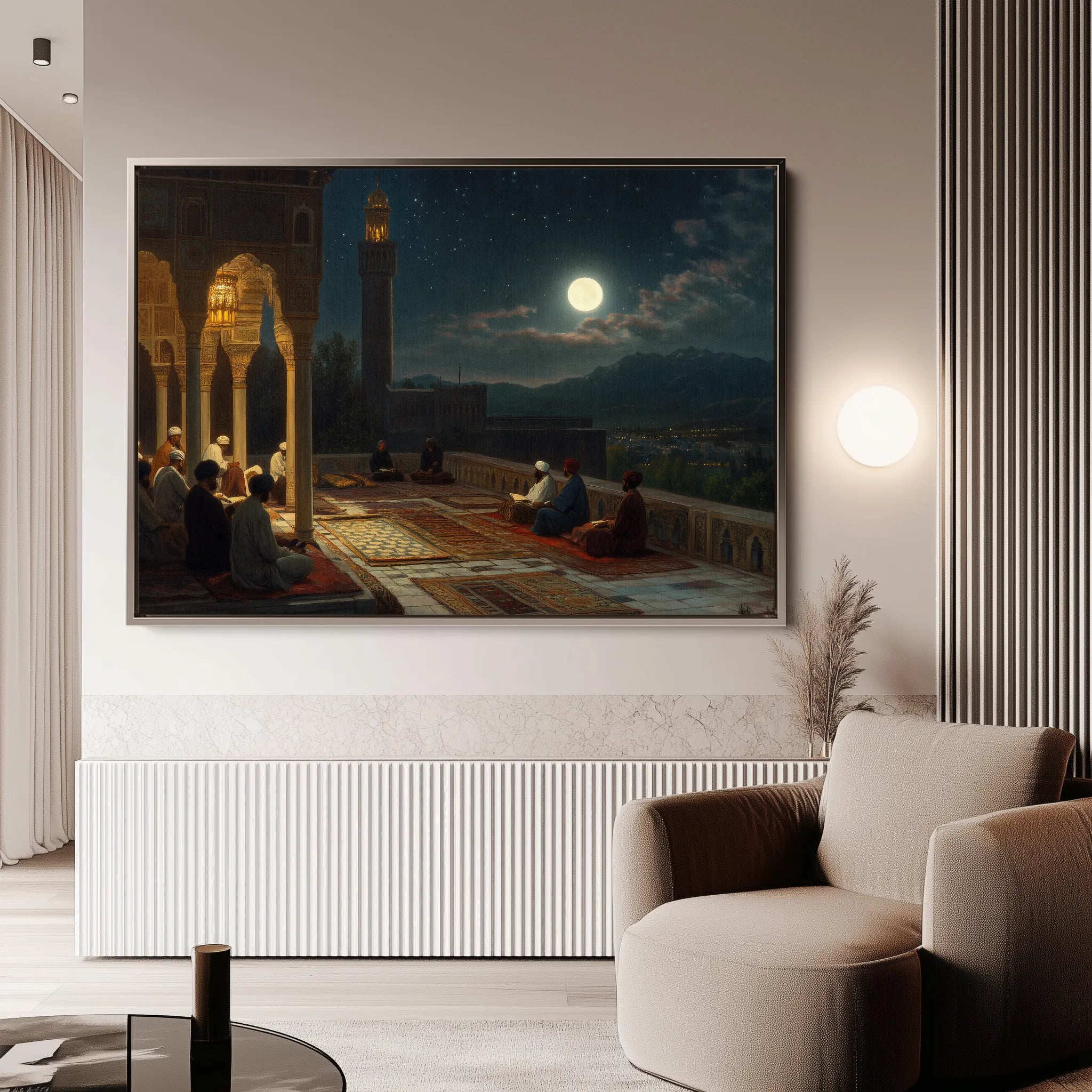 Orientalist Canvas Wall Art WAD112-OR 90 x 60 cm / Stretched on hidden frame