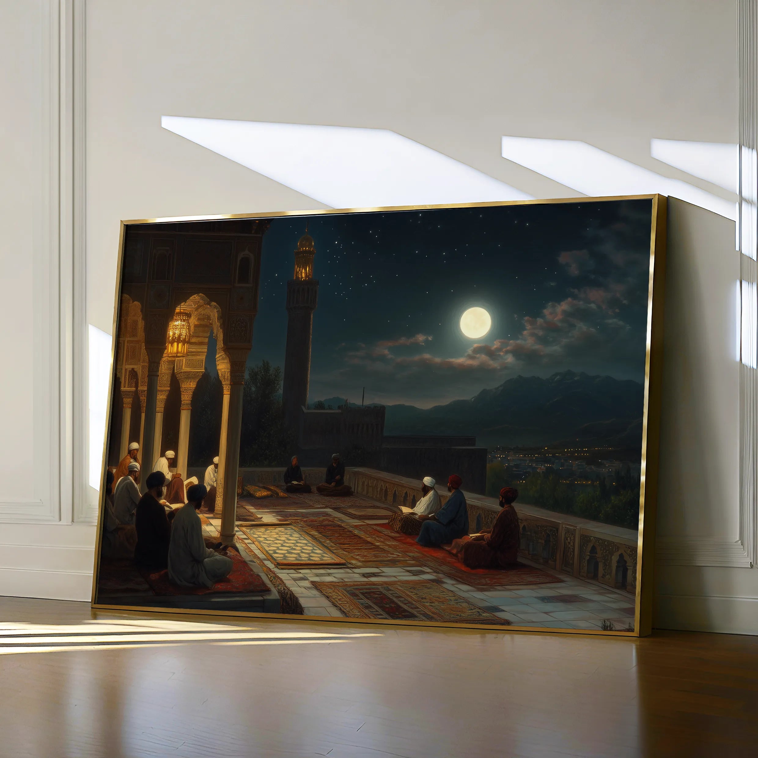 Orientalist Canvas Wall Art WAD112-OR 90 x 60 cm / Stretched on hidden frame