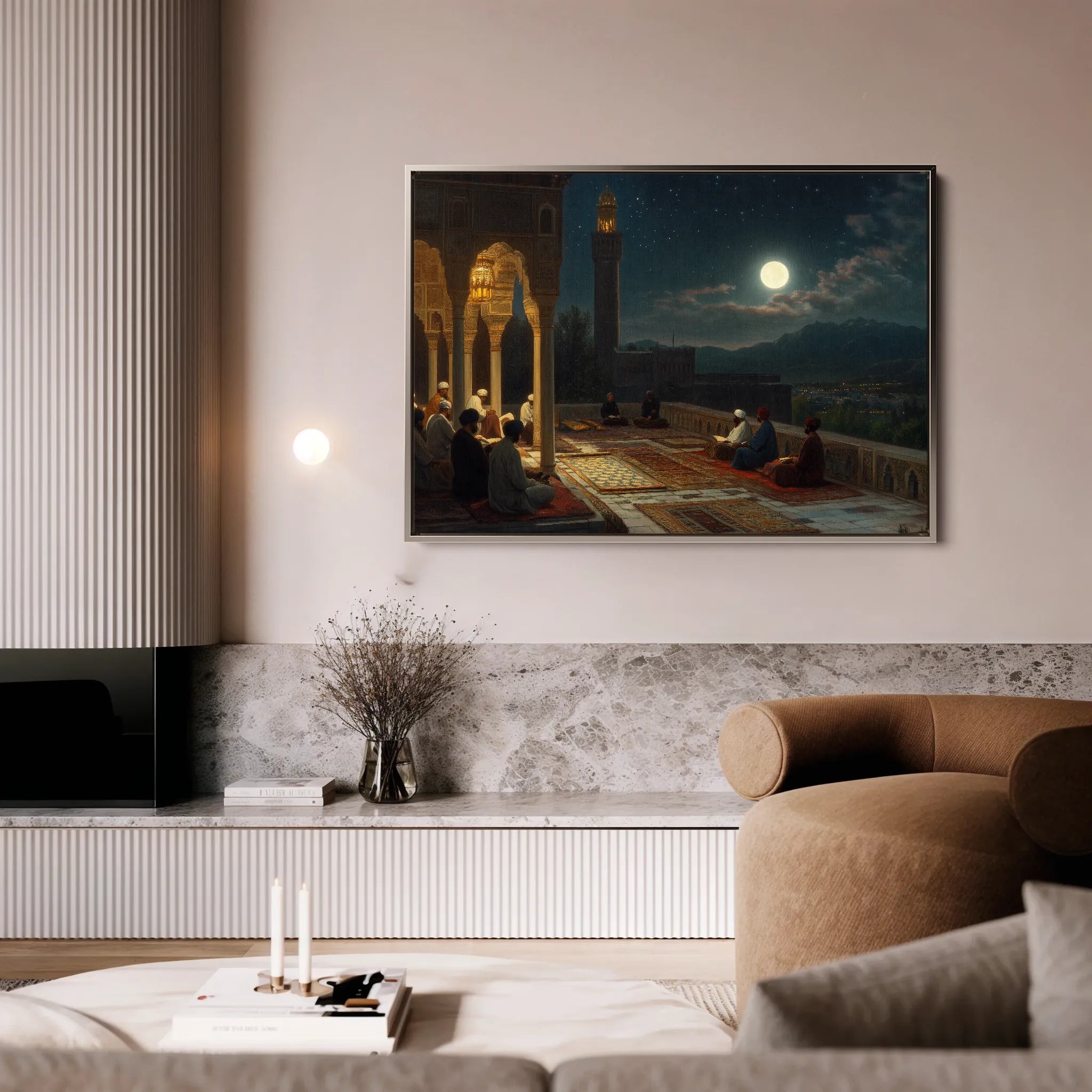 Orientalist Canvas Wall Art WAD112-OR 90 x 60 cm / Stretched on hidden frame