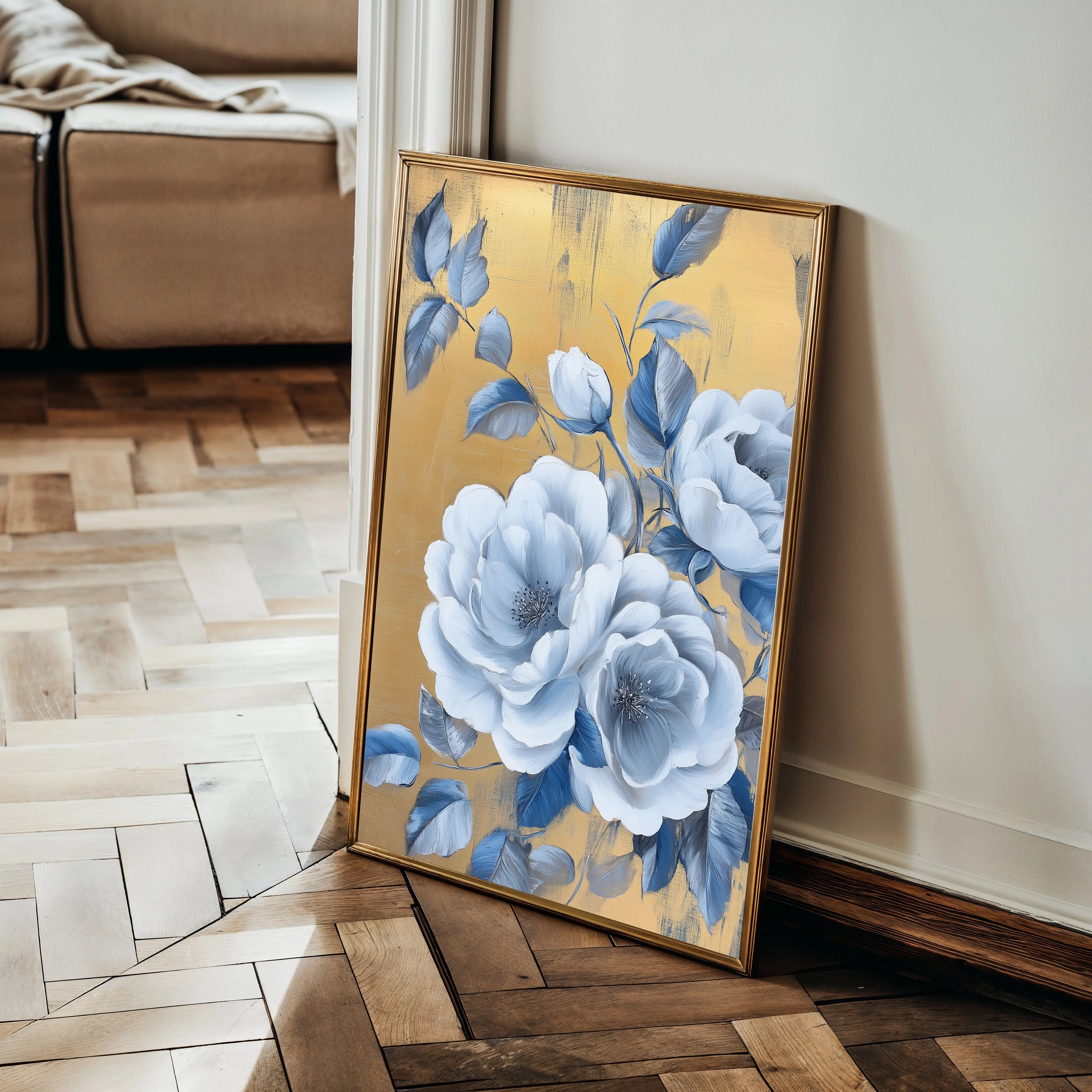 Floral Canvas Wall Art WAD1123-F 90 x 60 cm / Stretched on hidden frame