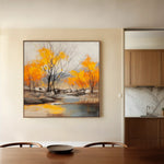 Abstract 1124 Canvas Art 60 x 60 cm / Stretched on hidden frame