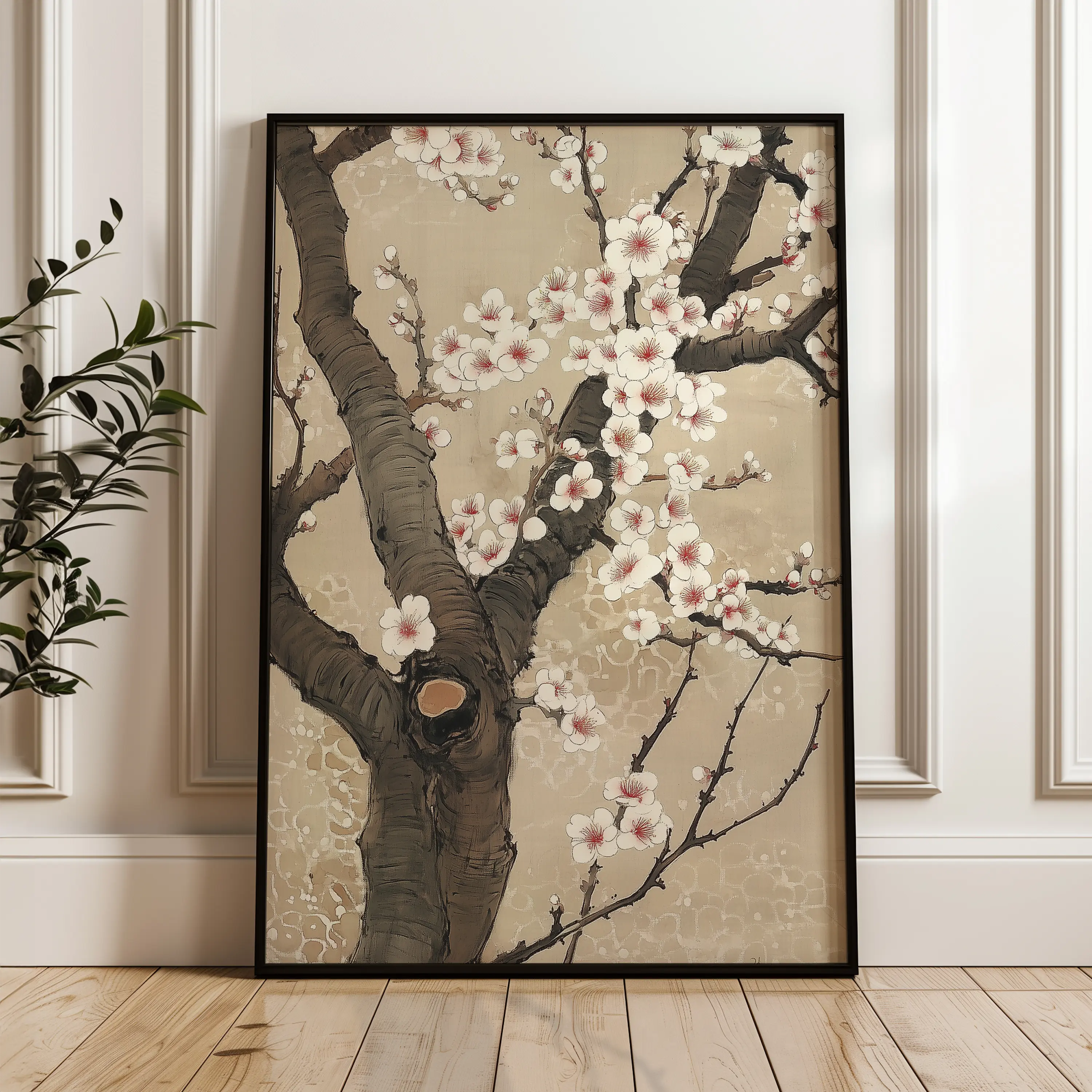 Floral Canvas Wall Art WAD1128-F 90 x 60 cm / Stretched on hidden frame