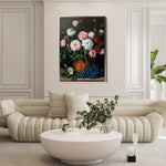 Floral Canvas Wall Art WAD1129-F 90 x 60 cm / Stretched on hidden frame