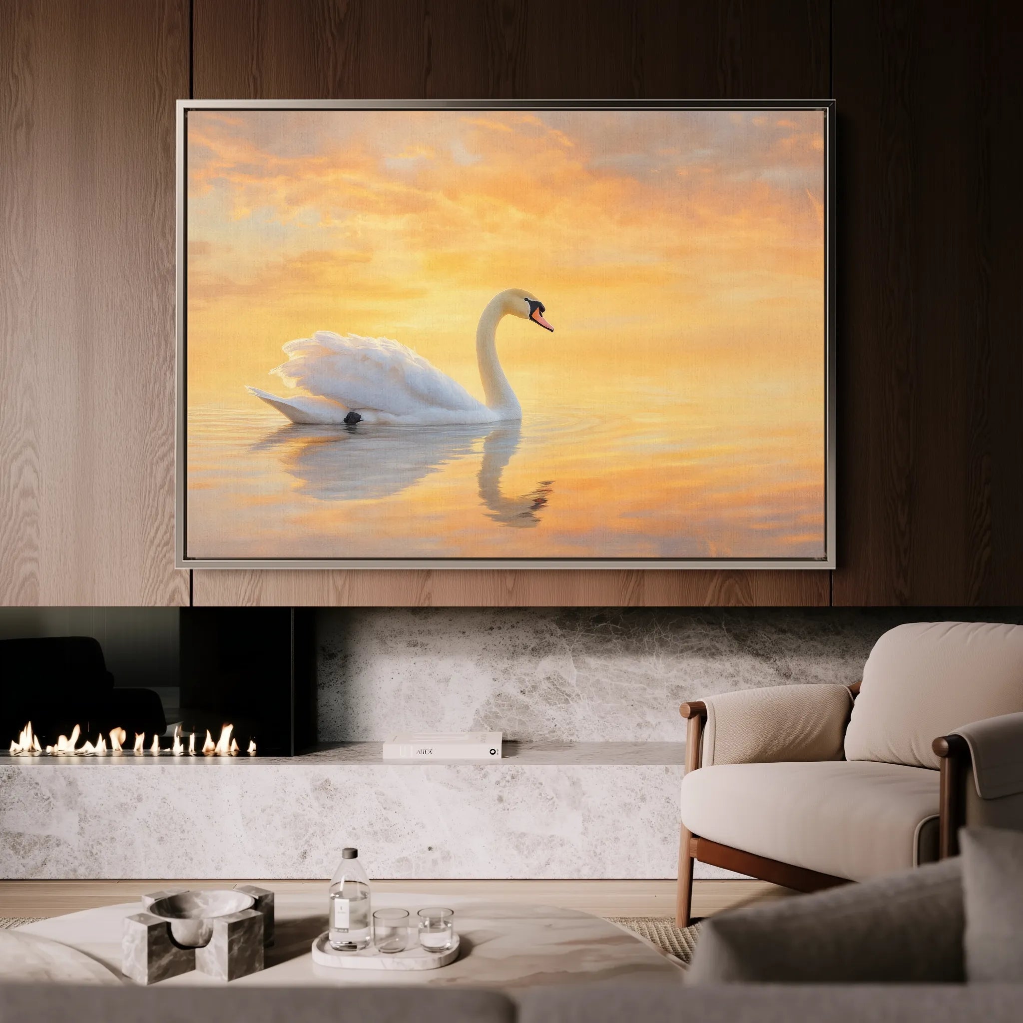 Animals Canvas Wall Art WAD113-AN 90 x 60 cm / Stretched on hidden frame