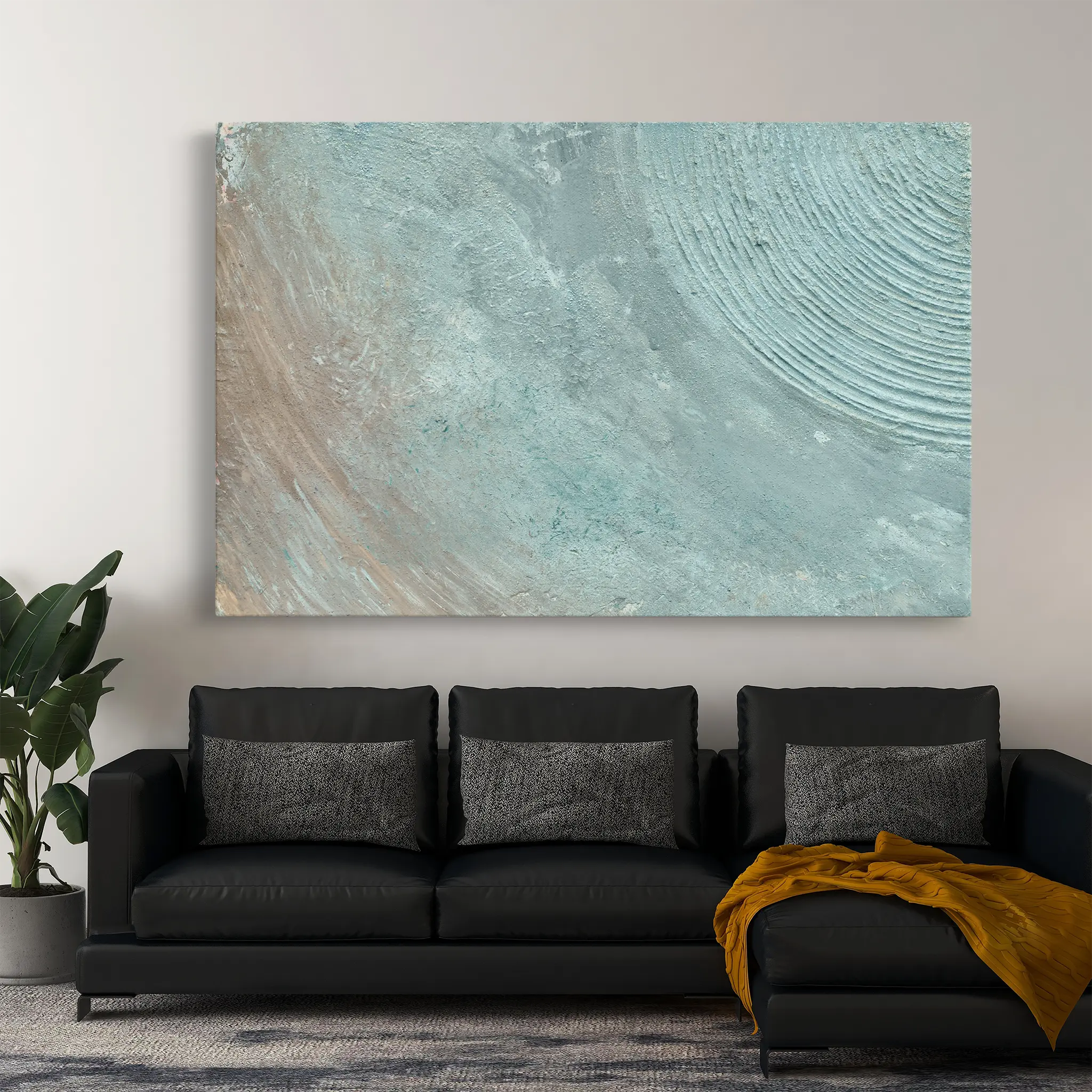 Abstract Canvas Wall Art WAD113-A 90 x 60 cm / Stretched on hidden frame