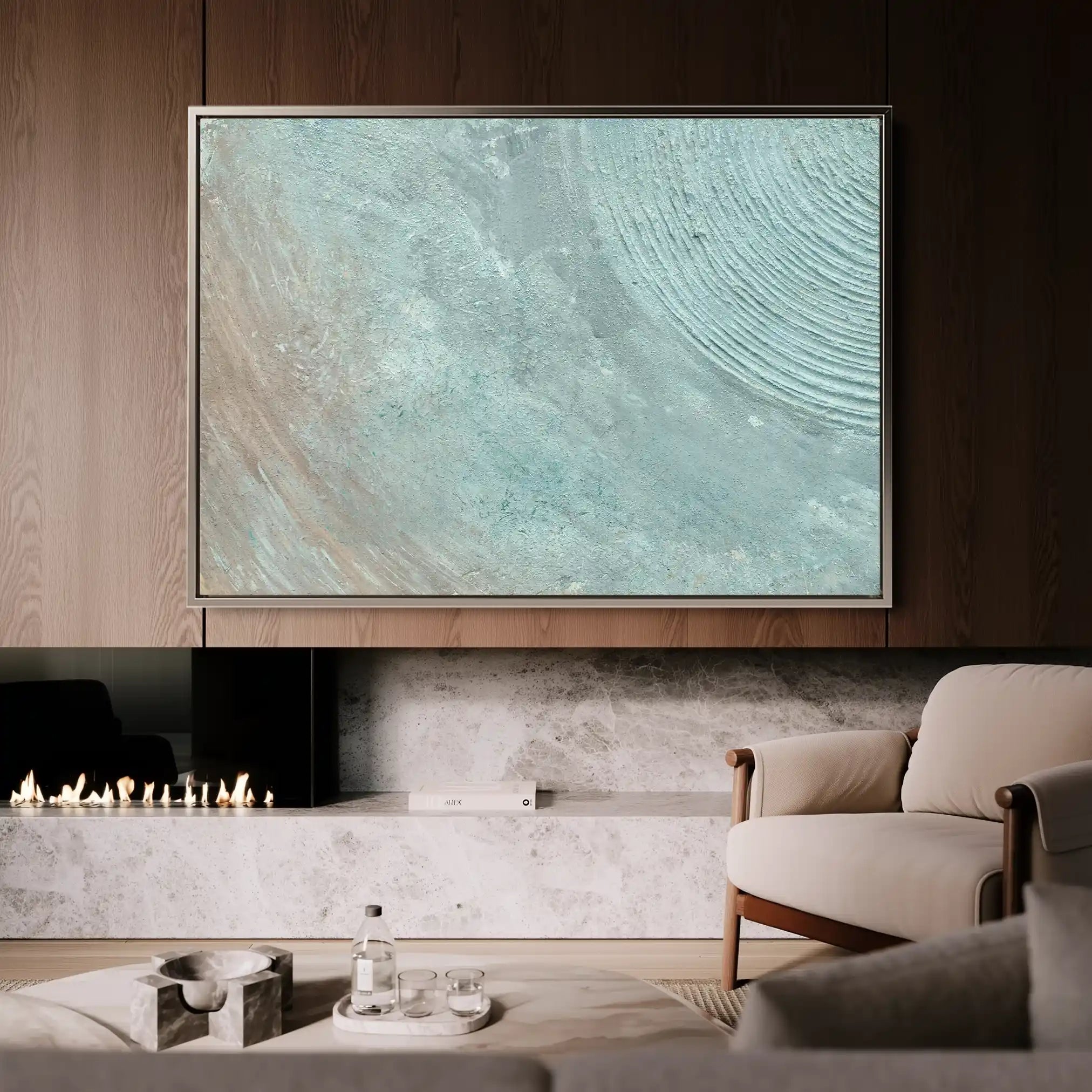 Abstract 113 Canvas Art 60 x 40 cm / Stretched on hidden frame
