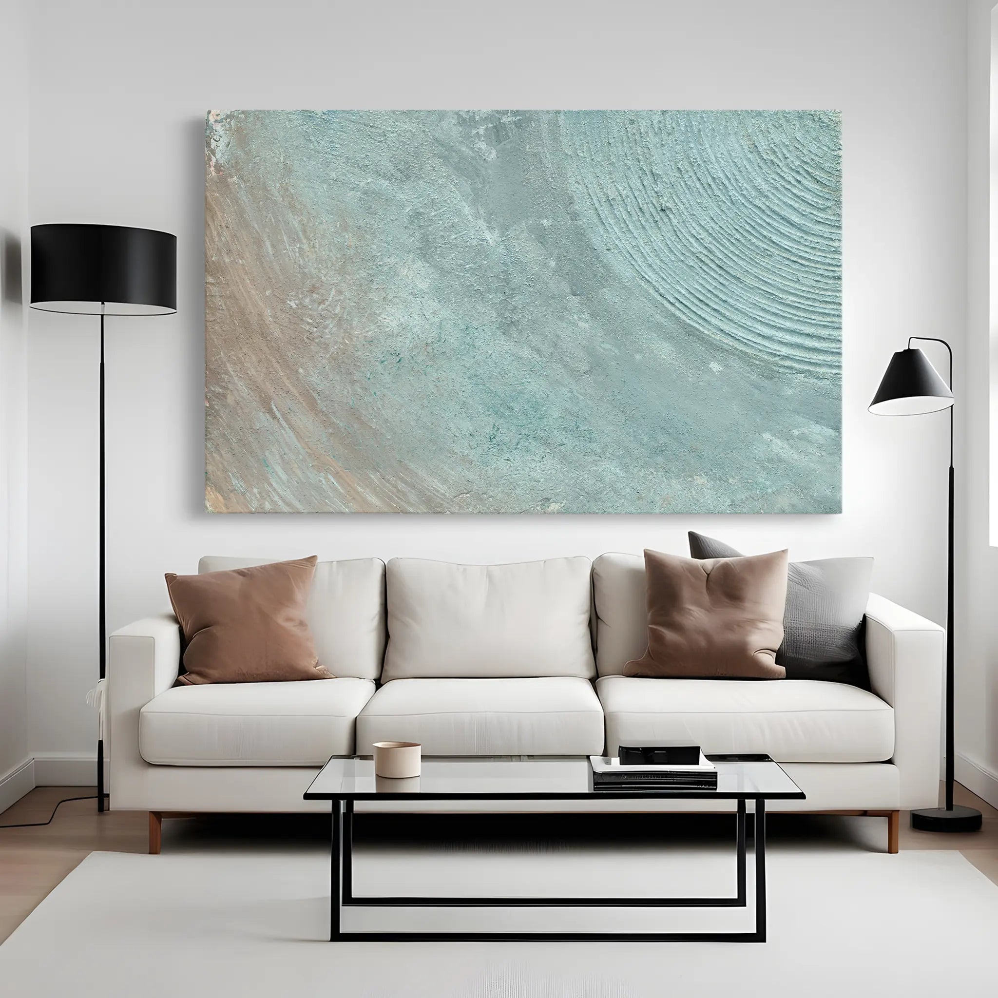 Abstract Canvas Wall Art WAD113-A 90 x 60 cm / Stretched on hidden frame