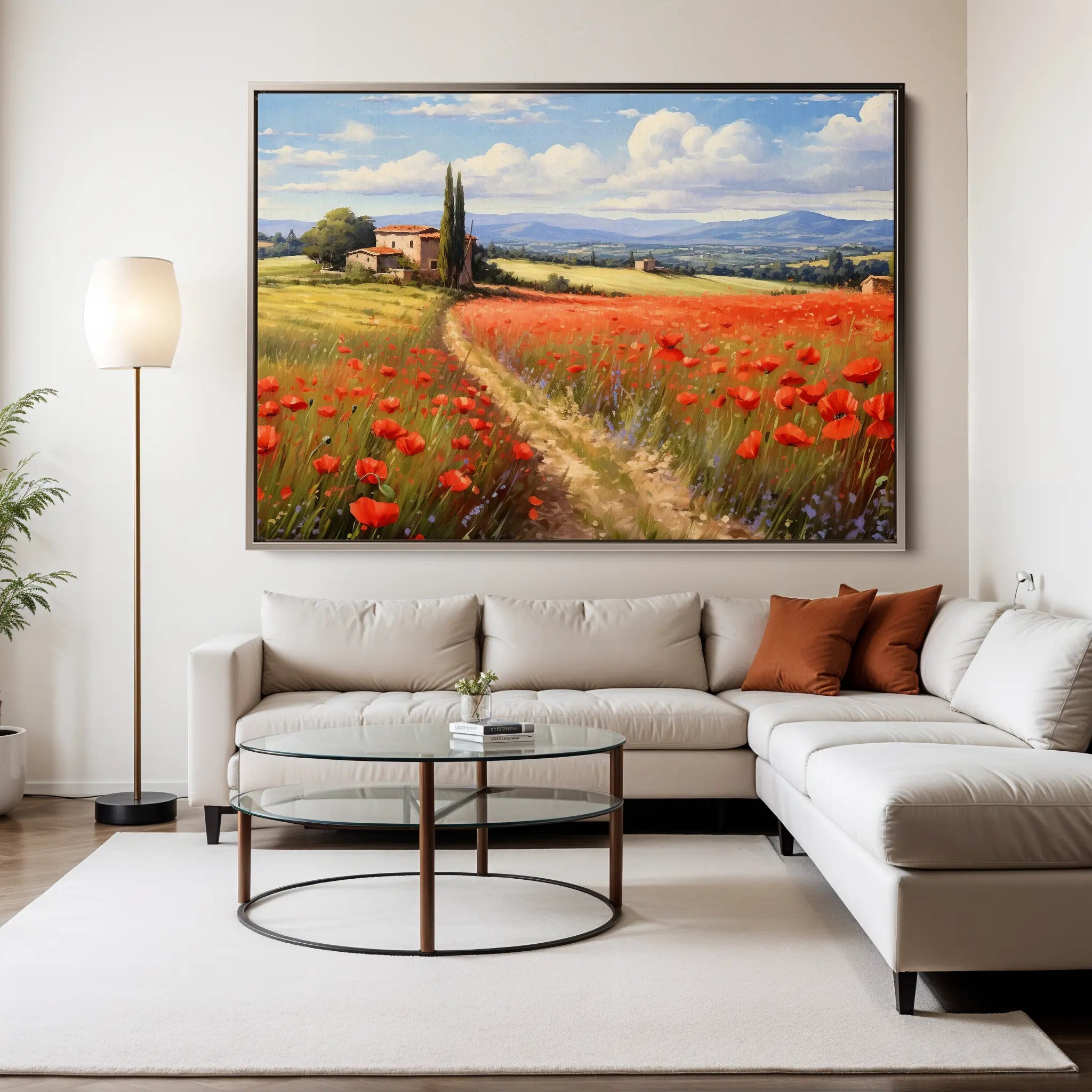 Landscape Canvas Wall Art WAD113-L 90 x 60 cm / Stretched on hidden frame