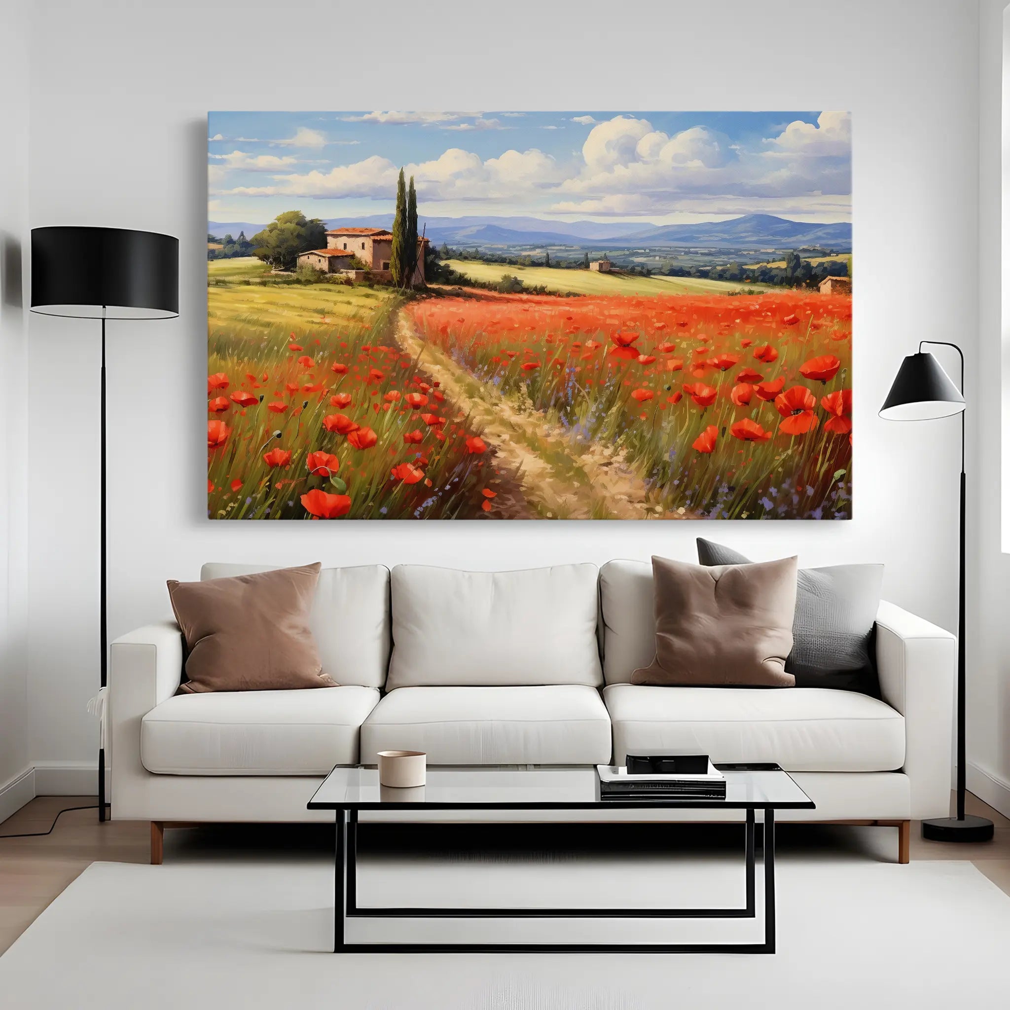 Landscape Canvas Wall Art WAD113-L 90 x 60 cm / Stretched on hidden frame