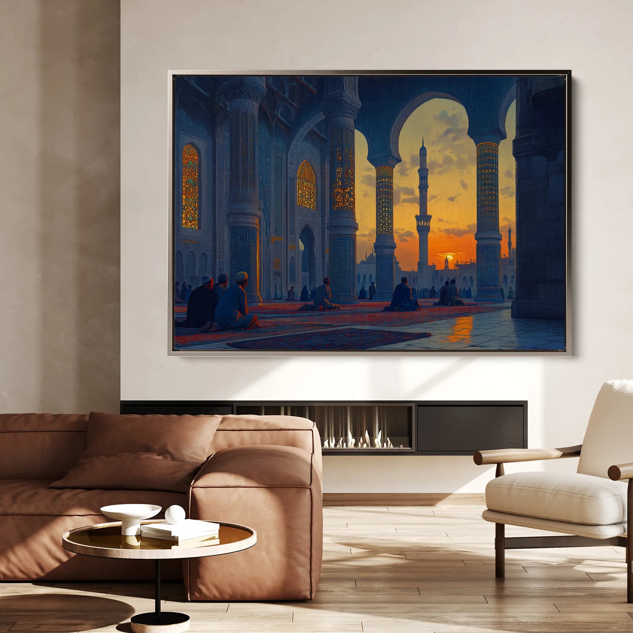Orientalist Canvas Wall Art WAD113-OR 90 x 60 cm / Stretched on hidden frame