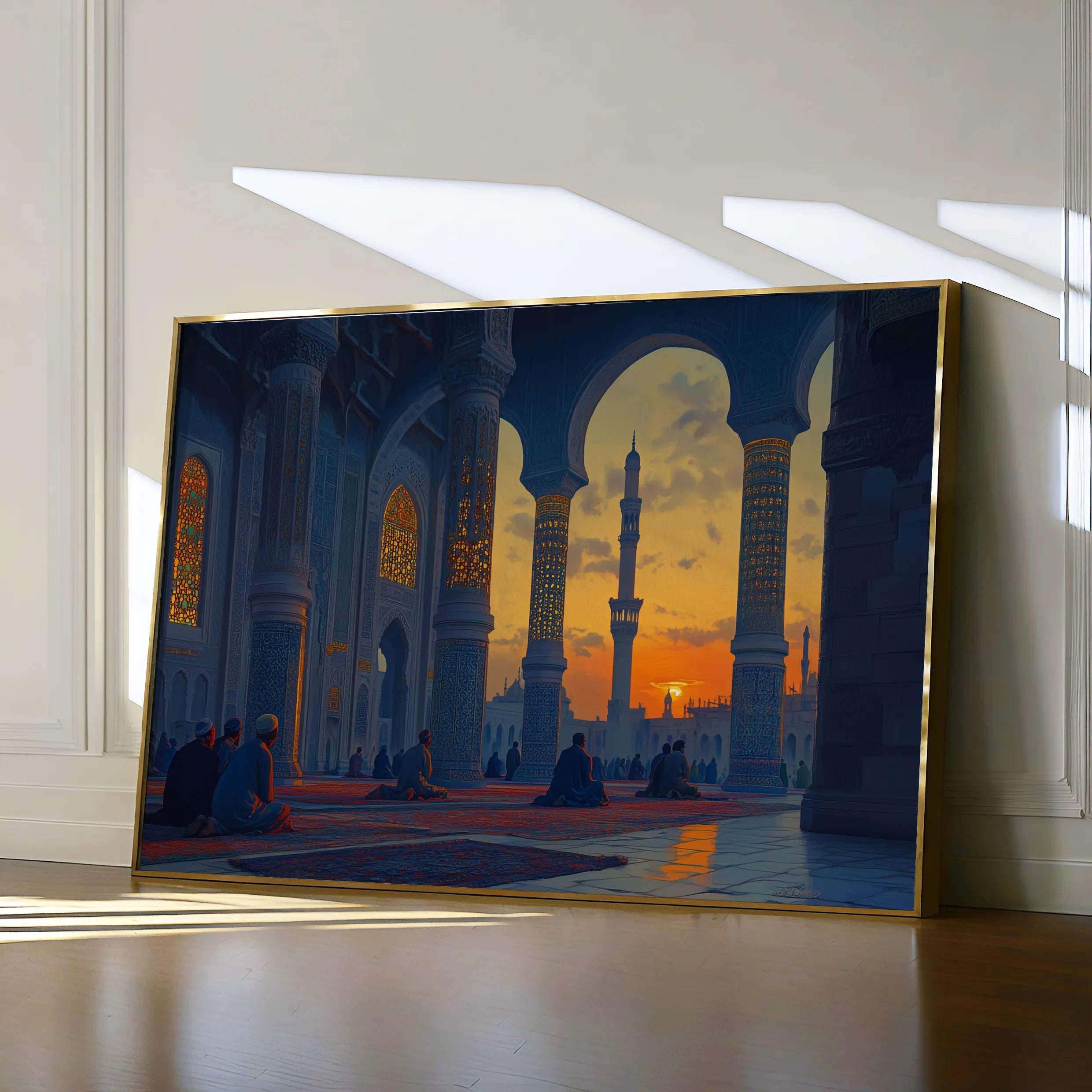 Orientalist Canvas Wall Art WAD113-OR 90 x 60 cm / Stretched on hidden frame