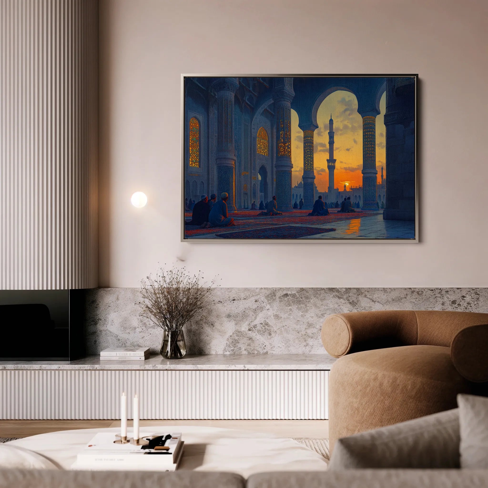 Orientalist Canvas Wall Art WAD113-OR 90 x 60 cm / Stretched on hidden frame
