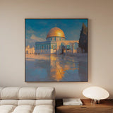 Palestine 113 Canvas Art 60 x 60 cm / Stretched on hidden frame