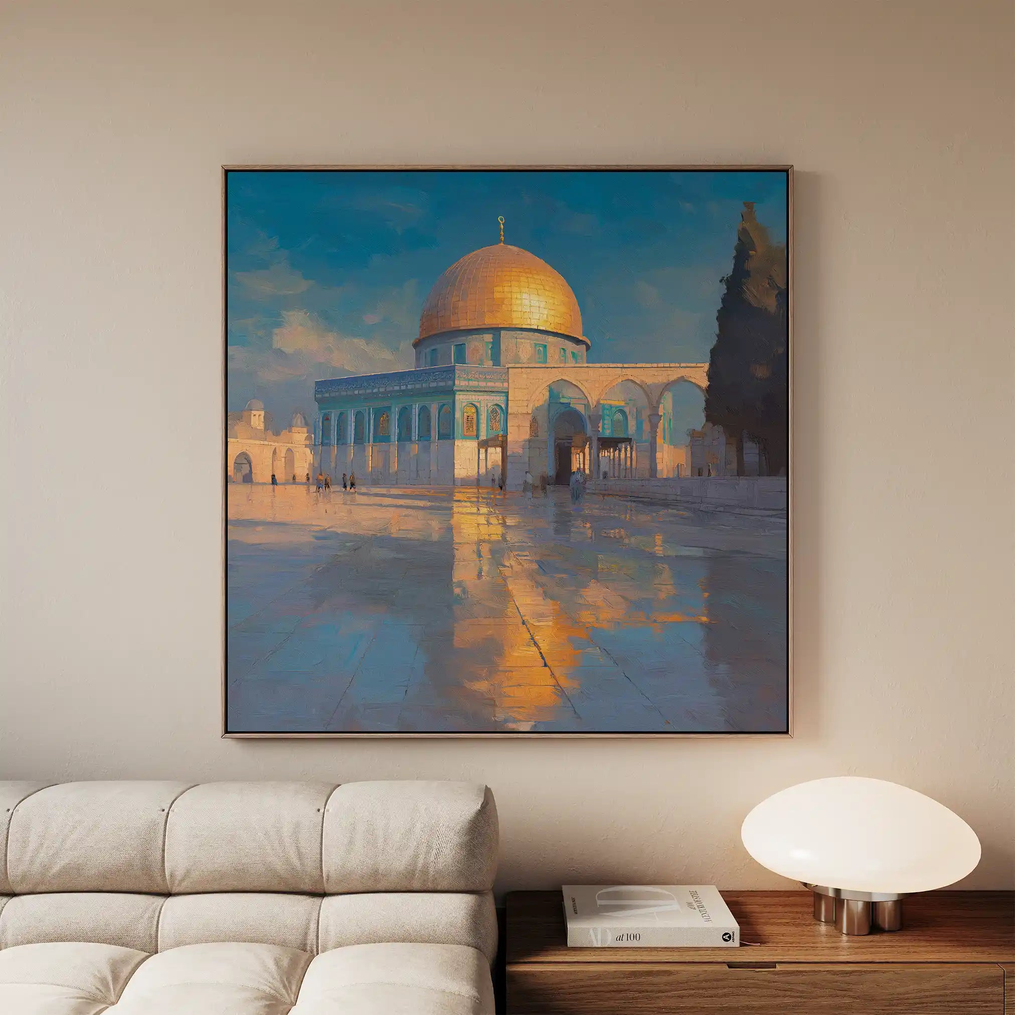 Palestine 113 Canvas Art 60 x 60 cm / Stretched on hidden frame