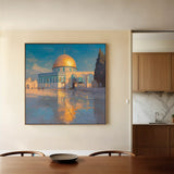 Palestine 113 Canvas Art 60 x 60 cm / Stretched on hidden frame