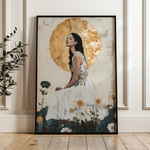Portrait 113 Canvas Art 90 x 60 cm / Stretched on hidden frame