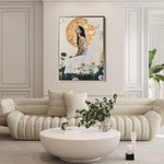 Portrait 113 Canvas Art 90 x 60 cm / Stretched on hidden frame