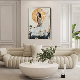 Portrait 113 Canvas Art 90 x 60 cm / Stretched on hidden frame