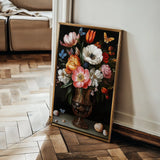 Floral Canvas Wall Art WAD1130-F 90 x 60 cm / Stretched on hidden frame