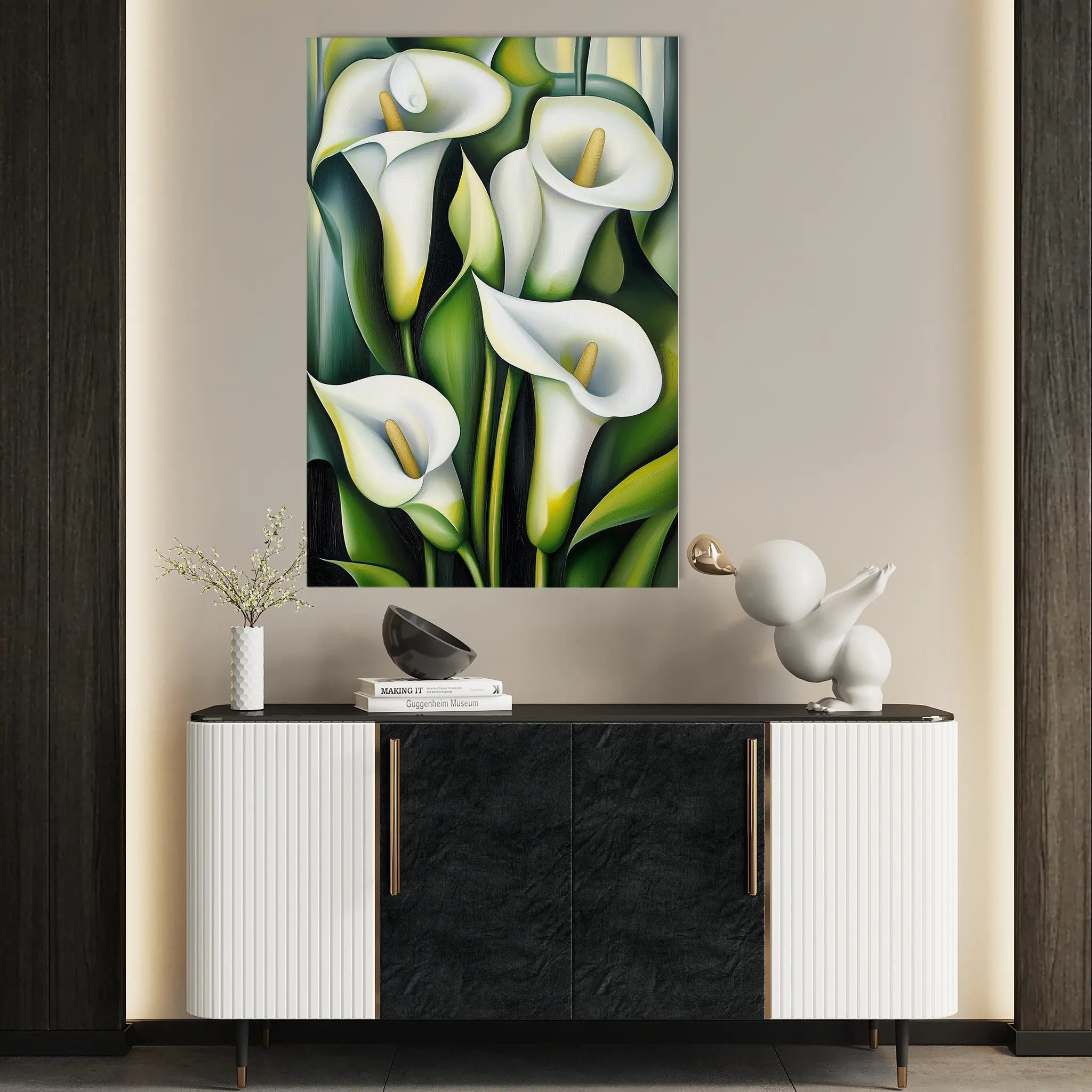 Floral Canvas Wall Art WAD1134-F 90 x 60 cm / Stretched on hidden frame