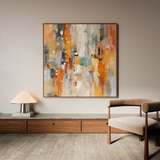 Abstract 1135 Canvas Art 60 x 60 cm / Stretched on hidden frame