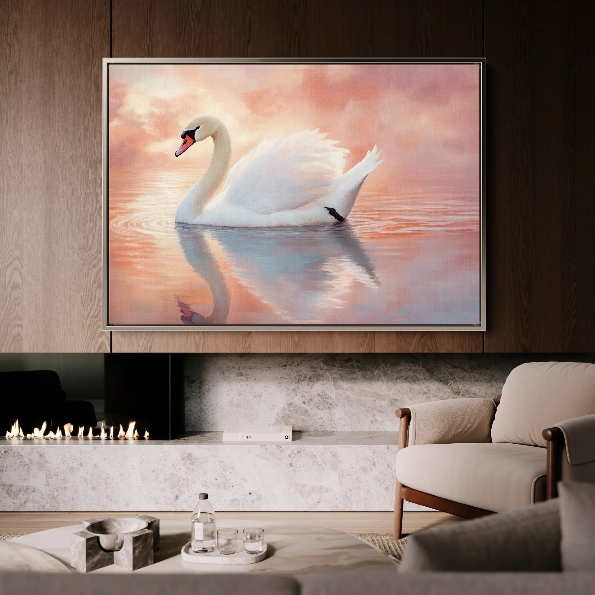 Animals Canvas Wall Art WAD114-AN 90 x 60 cm / Stretched on hidden frame